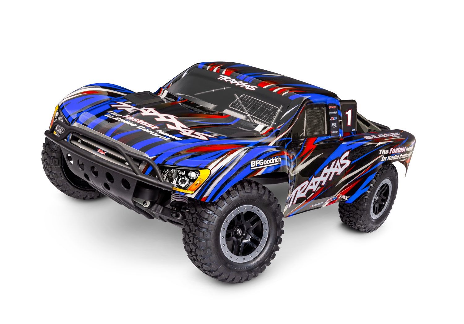 58334-4, Traxxas Slash 2WD Brushless Short Course Truck Heavy Duty, Colour: Blue