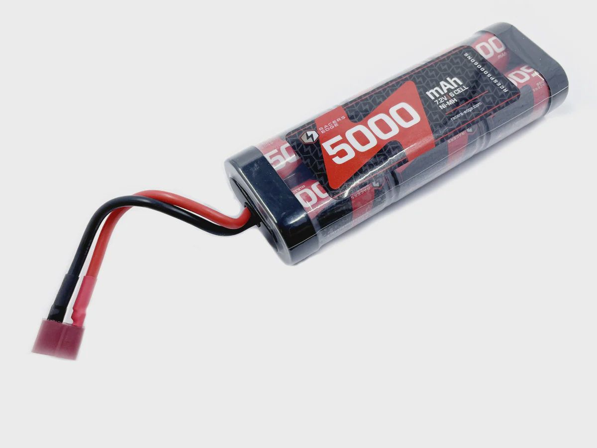 RCESP50006DNS, 5000mAh 7.2V 6-Cell NiMH Flat Battery Pack with T-Plug
