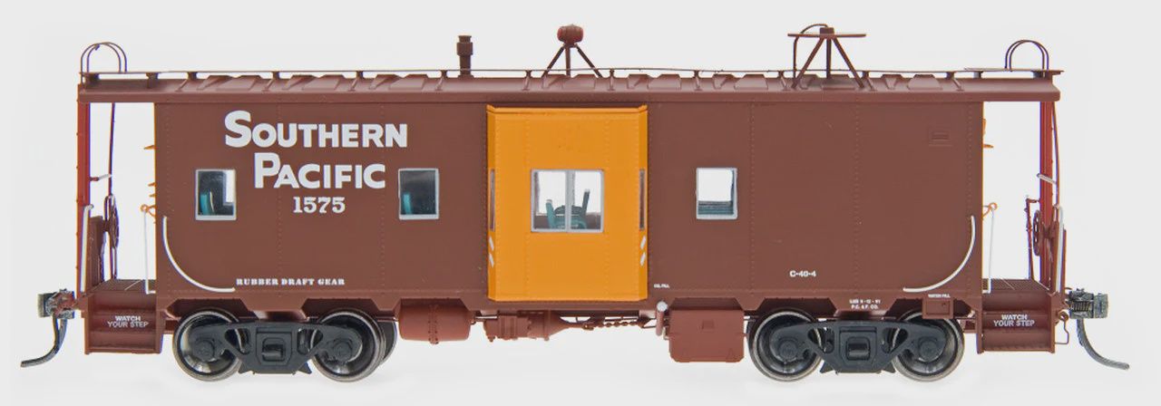 CCS1302-05, Centralia Car Shops C-40-4 Bay Window Caboose Southern Pacific (SP) 1519 - HO Scale