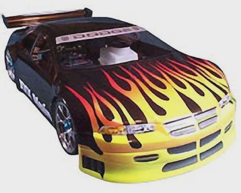 XXXM004L, XXX Main Xxx Main Racing Flames Paint Mask