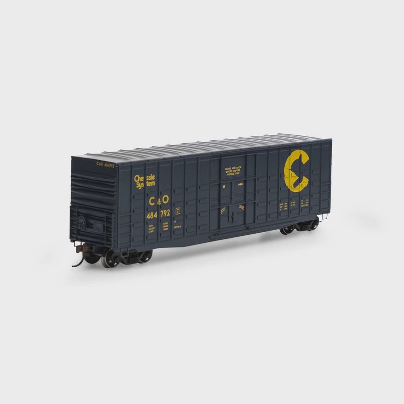 RND88082, HO 50&#39; Waffle HC Plug Door Box, C&amp;O #484792