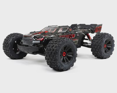 ARA5808V2T1, Arrma Kraton 8S BLX EXB Brushless RTR 1/5 4WD Monster Truck (Black) w/DX3 Radio, Smart ESC &amp; AVC