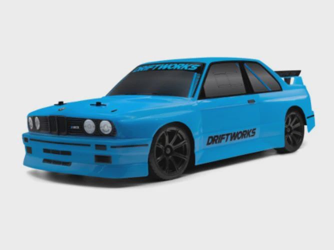 HPI160422, HPI Sport 3 Drift BMW E30 Driftworks 1/10 RTR 4WD Drift Car w/2.4GHz Radio, 7.2V Battery &amp; Charger
