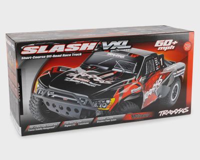 58276-74, Traxxas Slash VXL 1/10 RTR 2WD Short Course Truck w/Magnum 272R, TQi 2.4GHz Radio &amp; TSM