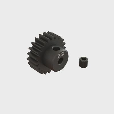 ARA311084, 22T 0.8Mod 1/8&quot; Bore CNC Steel Pinion Gear