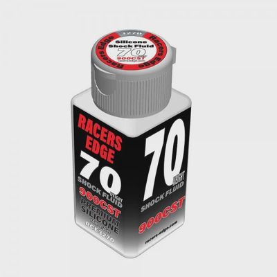 RCE3270, Racers Edge 70 Weight, 900cSt, 70ml 2.36oz Pure Silicone Shock Oil