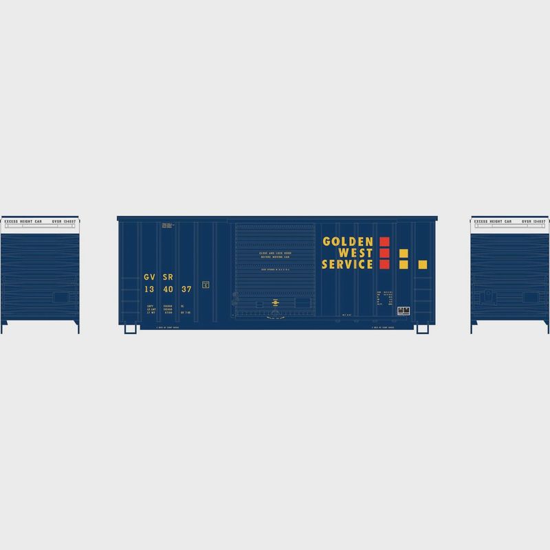 RND1099, HO 40&#39; High Cube Outside Braced Box, GWS #134037