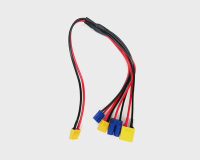 RCE1688, Racers Edge 4-Function Charge Adapter to M XT60 (XT60, XT90, EC3, EC5)