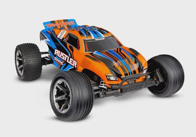 37254-8, Traxxas Rustler HD 1/10 RTR 2WD Electric Stadium Truck (Green) w/XL-5 ESC