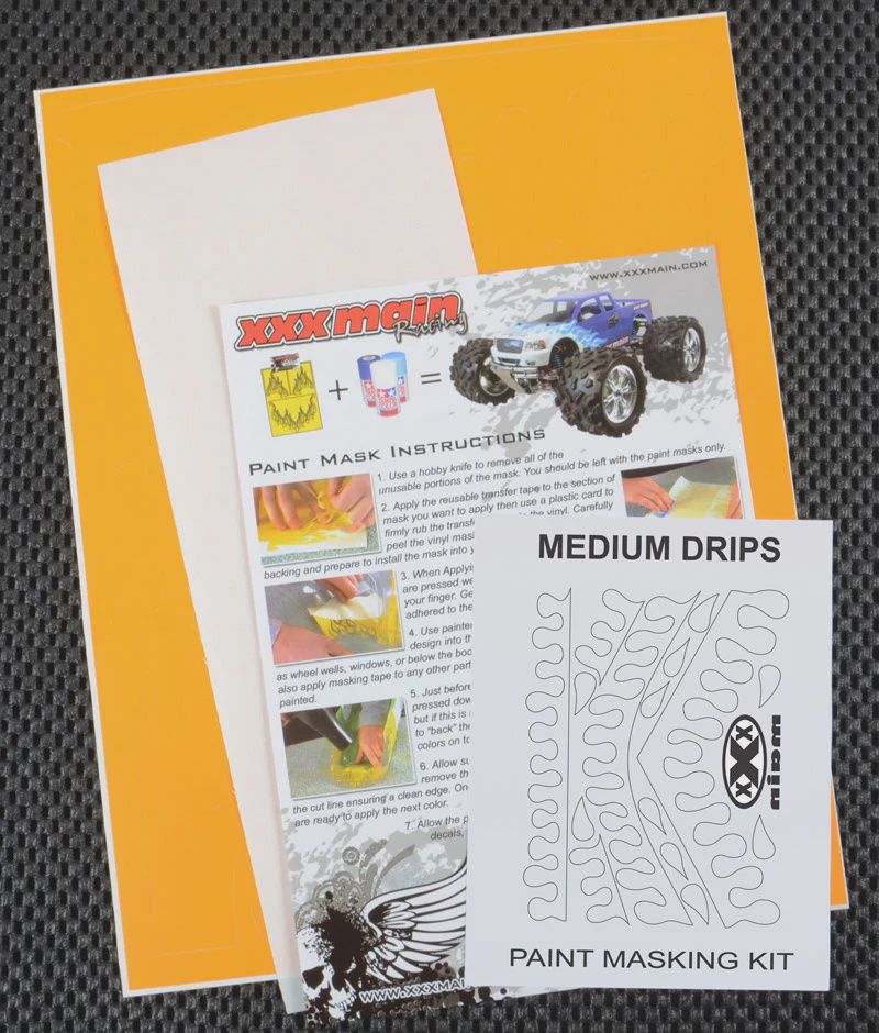 XXXM003L, XXX Main Medium Drips Paint Mask