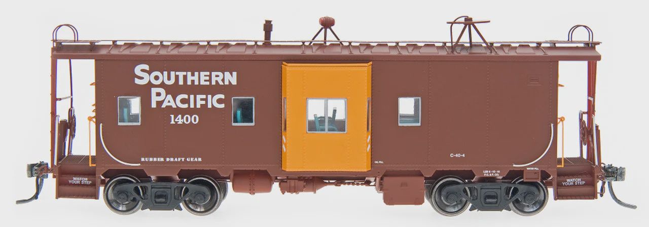 CCS1301-08, Centralia Car Shops C-40-4 Bay Window Caboose Southern Pacific (SP) 1490 - HO Scale