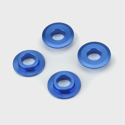PRO637900, Pro-Line X-Maxx 1/5 Aluminum Adapter Washer (4) (Blue)