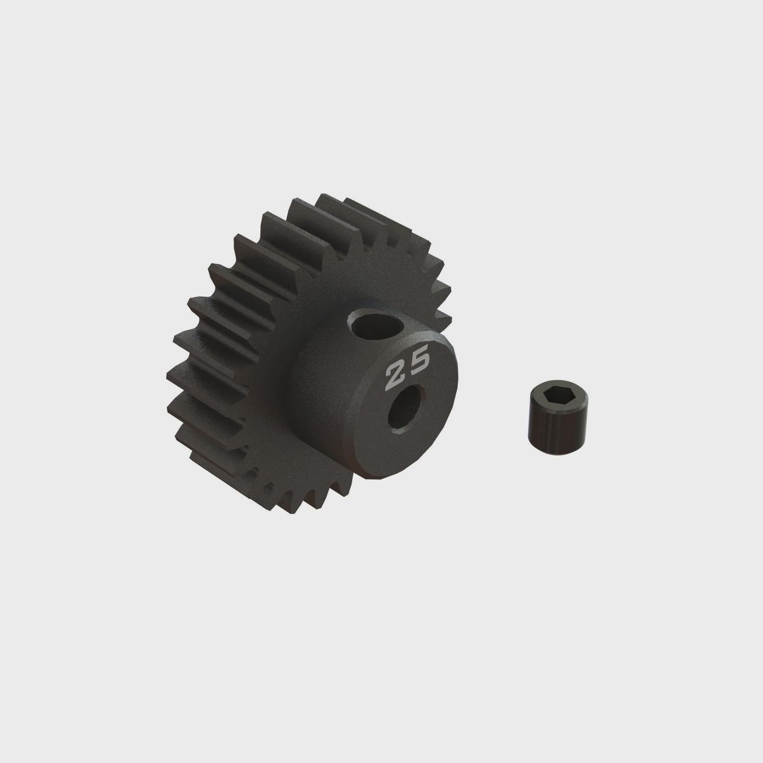 ARA311087, 25T 0.8Mod 1/8&quot; Bore CNC Steel Pinion Gear