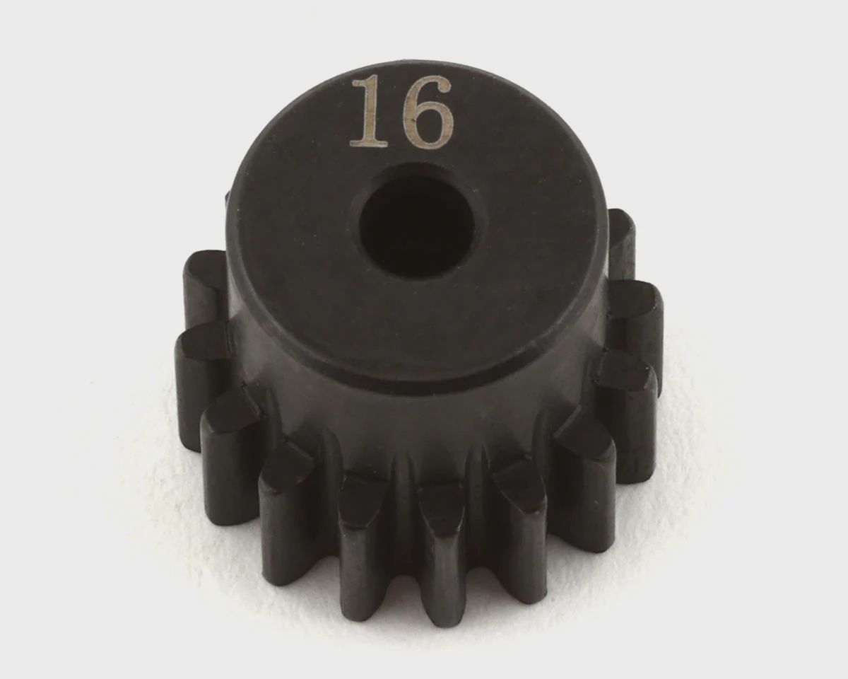 ARA311078, Arrma CNC Steel Mod 0.8 Pinion Gear (1/8&quot; Bore) (16T)