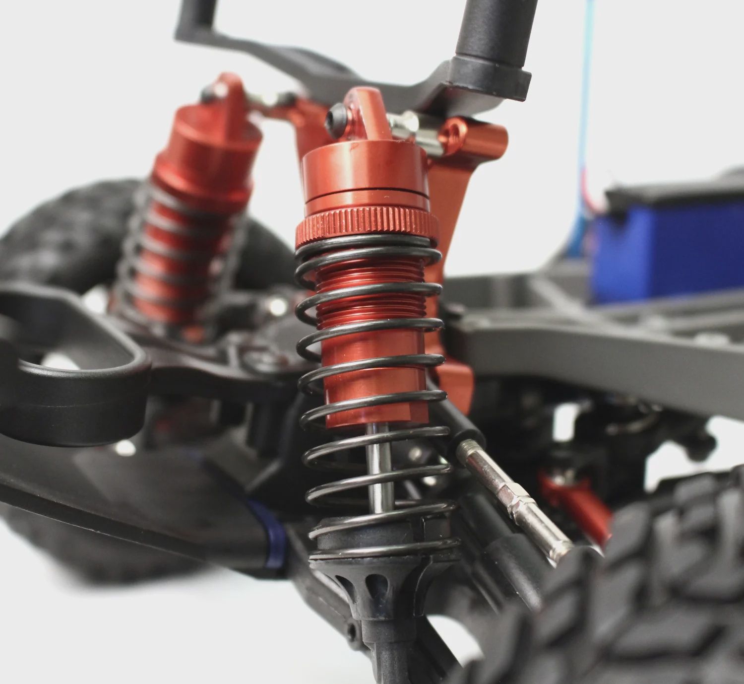 RCE1849RD, Slash 2/4WD Aluminum Front Shock (pr) - Red