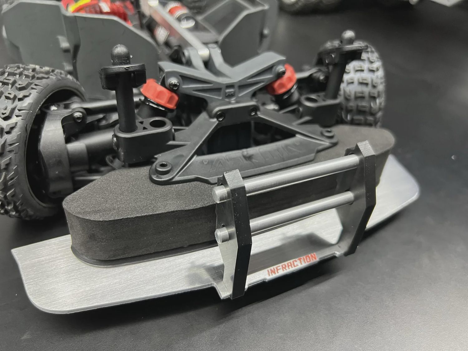STP1193, ARRMA Infraction 3S 1/8 Aluminum Front Bumper StupidRC