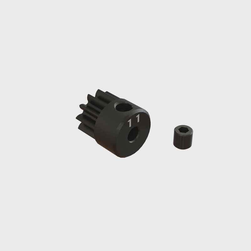 ARA311073, 11T 0.8Mod 1/8&quot; Bore CNC Steel Pinion Gear