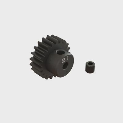 ARA311083, 21T 0.8Mod 1/8&quot; Bore CNC Steel Pinion Gear