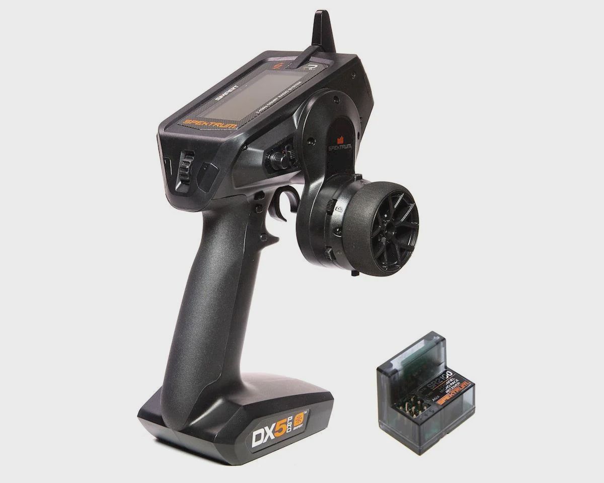 SPM5025, Spektrum RC DX5 Pro 2021 5-Channel DSMR Surface Radio w/SR2100 Receiver