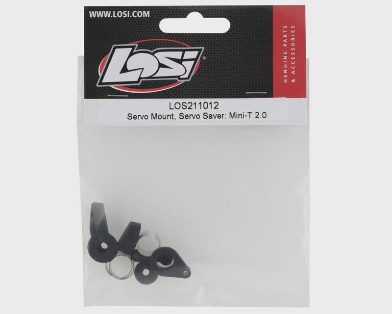 LOS211012, Losi Mini-T 2.0 Servo Mount &amp; Saver