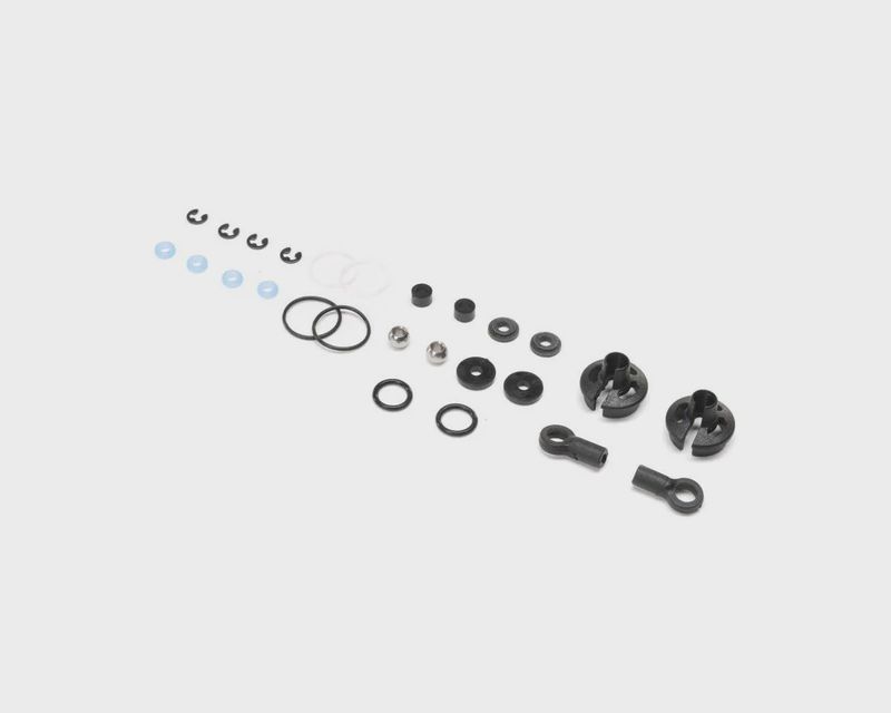 LOS213013, Losi Shock Rebuild Pack: Mini-B, BL