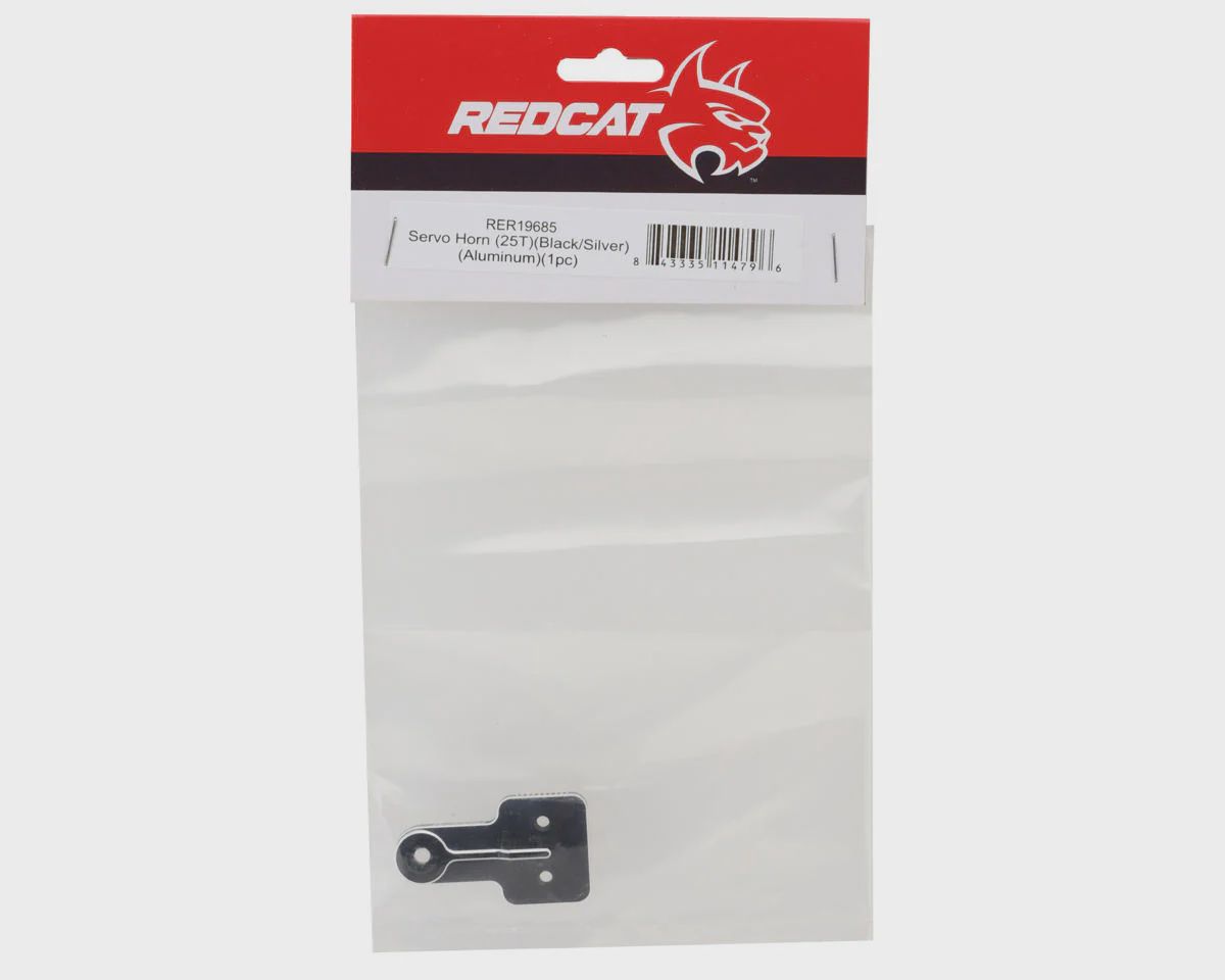 RER19685, Redcat RDS Aluminum Servo Horn (25T) (Black)