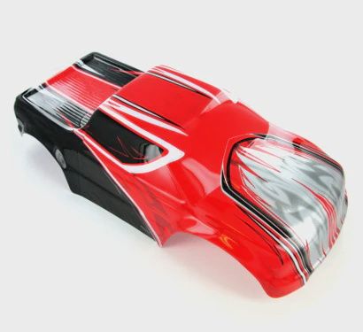 REDR1101, 1/10 Scale Monster Truck Body (Red)