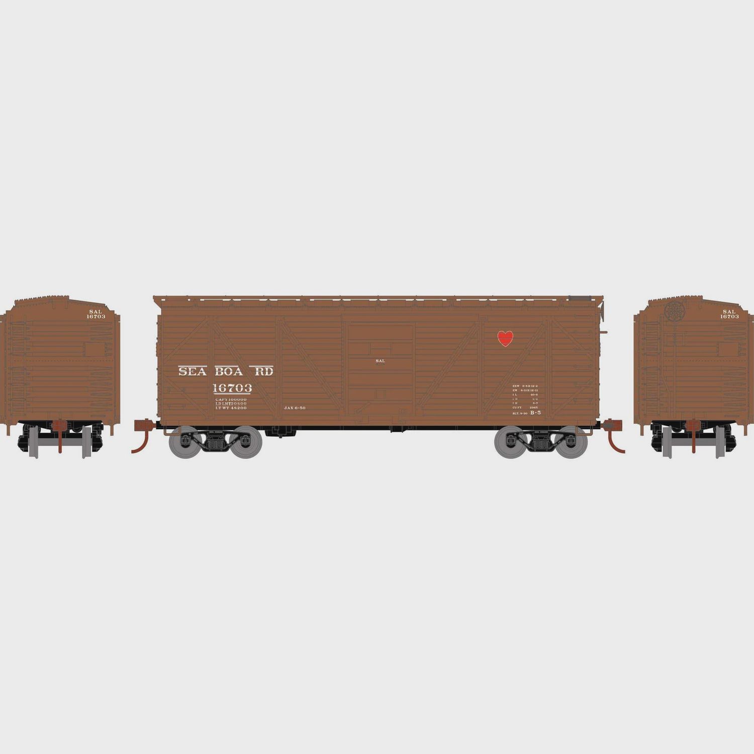 RND85841, HO 40&#39; Single Sheathed Box, SAL #16703