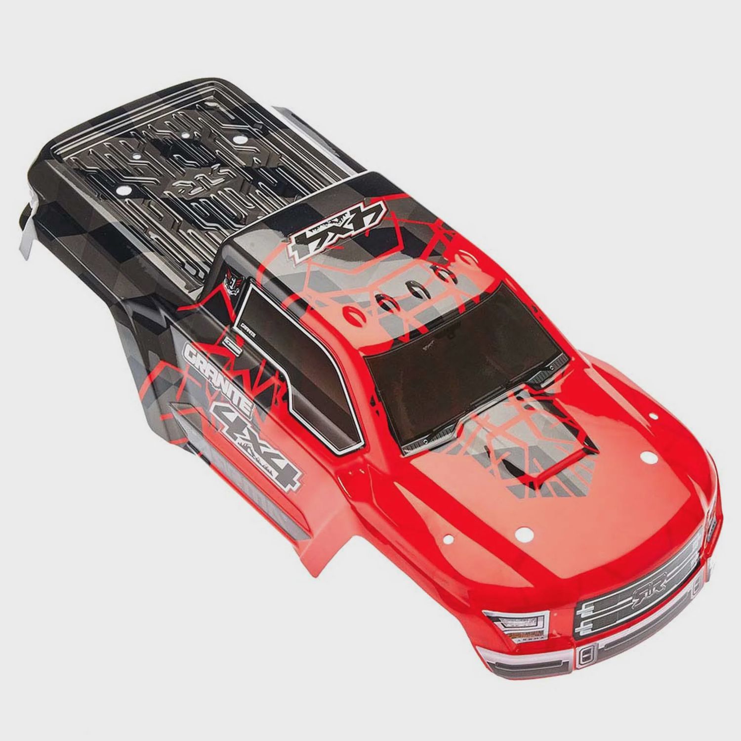 ARAC3336, AR402256 Body Pntd Decal Trim Red GRANITE 4x4 MEGA