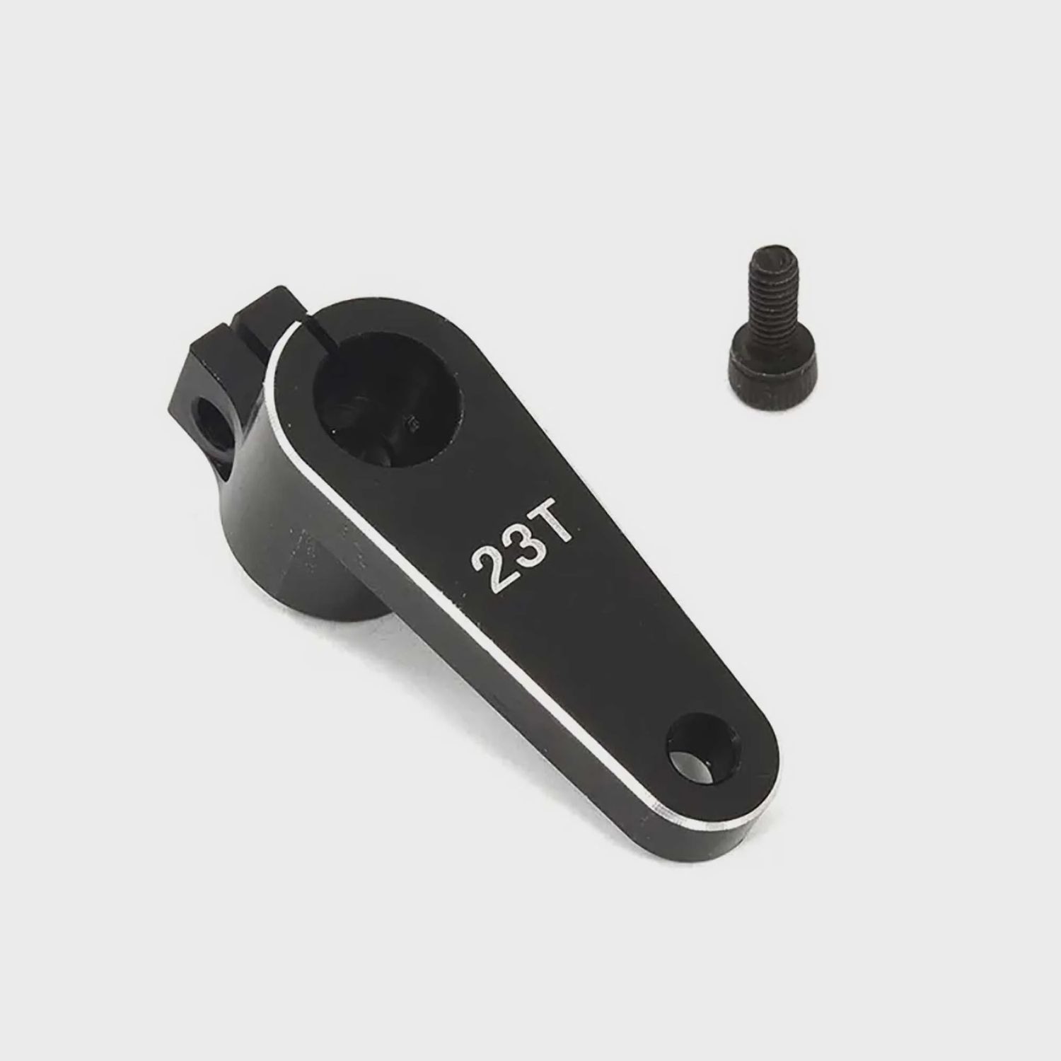 INTC32418BLACK, Billet Mach Alloy Servo Arm 23T: ARRMA Kraton 6S BLX V5