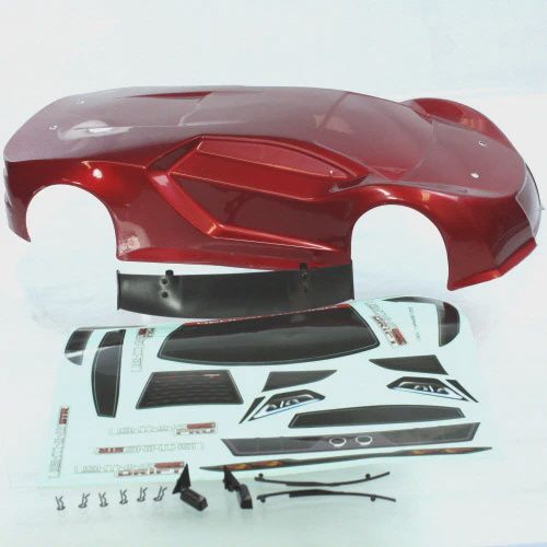 REDR10215, 1/10 Scale Off Road Truggy Body (Red)