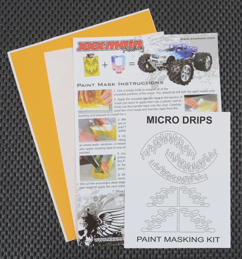 XXXM003S, XXX Main Micro Drips Paint Mask