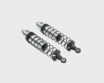 LOS314005, Losi Mini-T 2.0 Aluminum Rear Shock Assembly (Silver) (2)