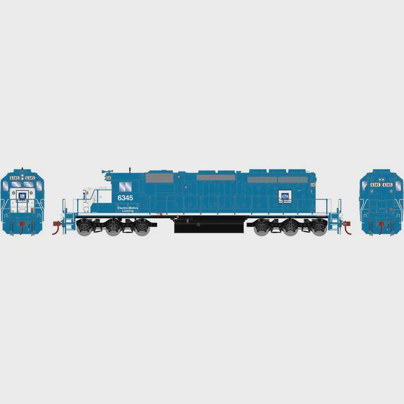ATH72092, HO RTR SD40-2, EMDX #6345