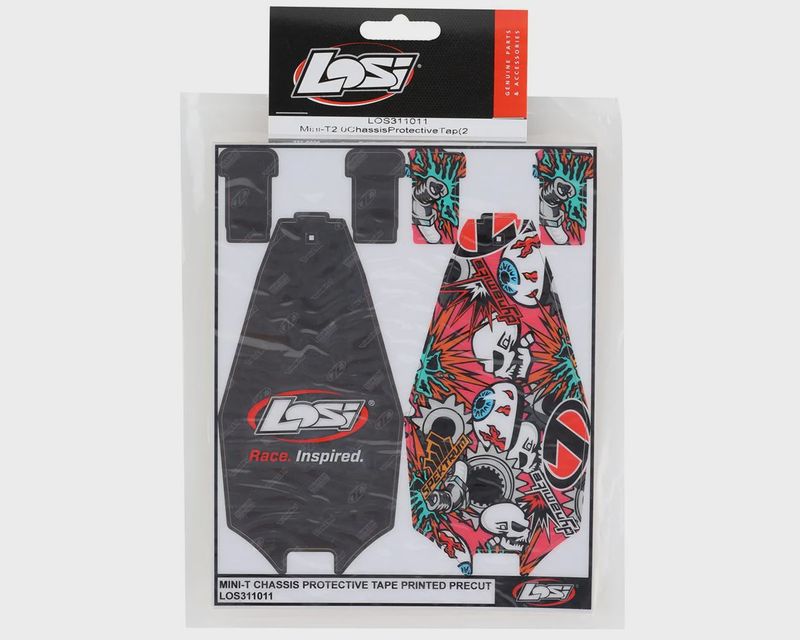 LOS311011, Losi Mini-T 2.0 Pre-Cut Chassis Protective Sheet (2)