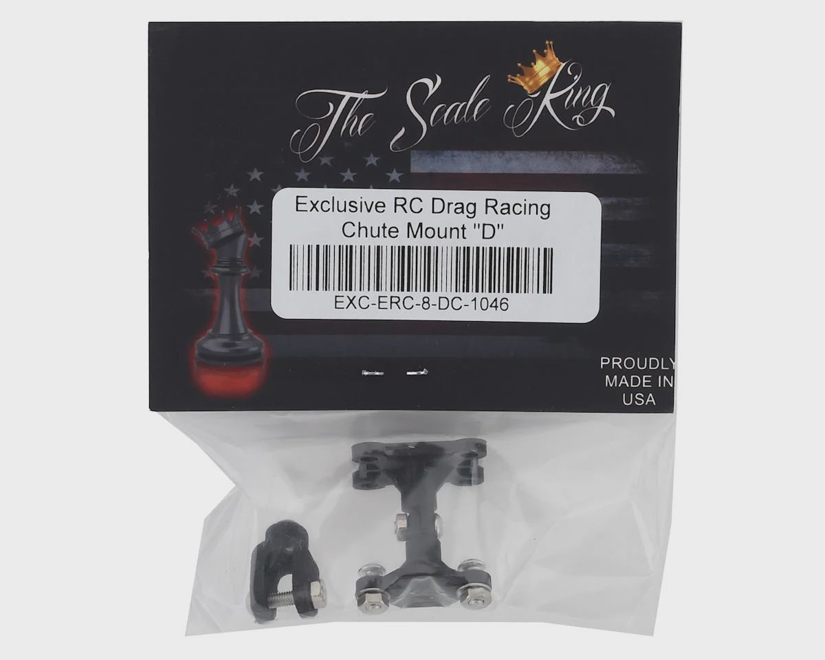 ERC8-DC-1046, Exclusive RC Drag Racing Chute Mount "D"
