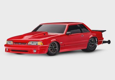 94046-4, Traxxas Drag Slash 1/10 2WD RTR No Prep Drag Car w/Ford Mustang 5.0 Body Body TQi 2.4GHz Radio &amp; TSM
