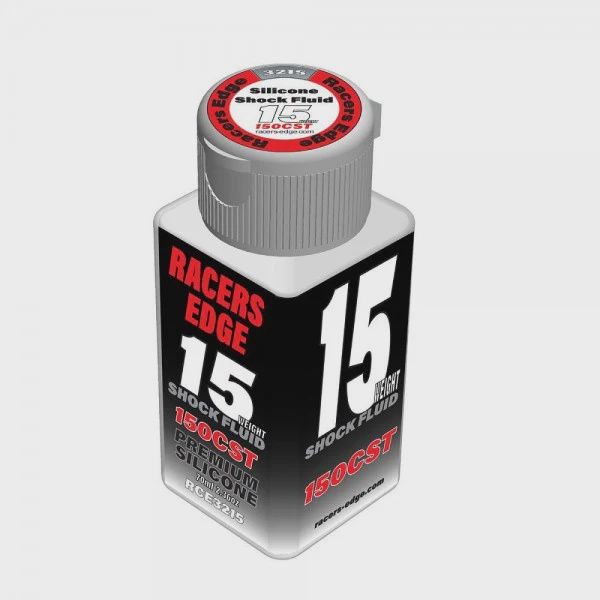 RCE3215, Racers Edge 15 Weight, 150cSt, 70ml 2.36oz Pure Silicone Shock Oil