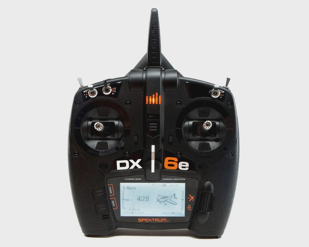 SPMR6655, Spektrum RC DX6e 6-Channel Full Range DSMX¬Æ Transmitter (Transmitter Only)