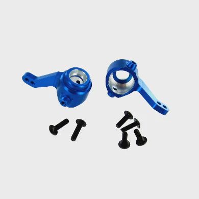 RED02131, Aluminum Steering Knuckles L/R (Blue) (1pr)
