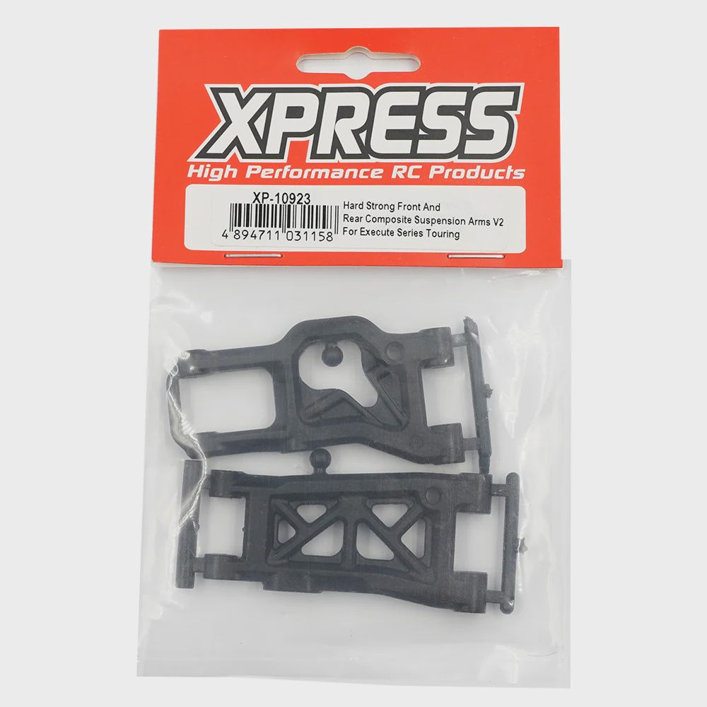 XP-10923, Xpress Hard Strong Front And Rear Composite Suspension Arms V2