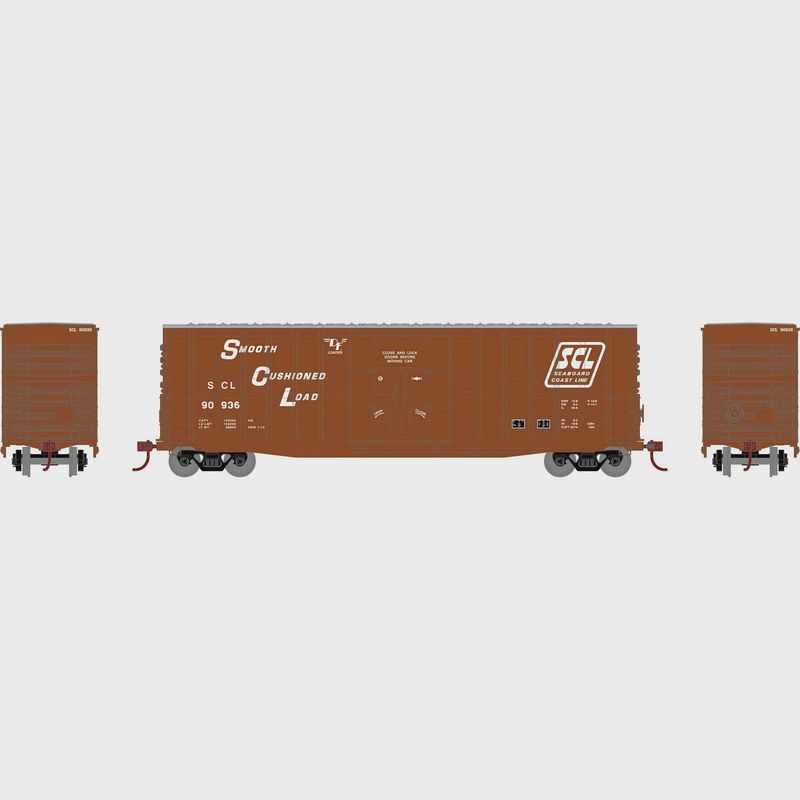 RND88176, HO 50&#39; Waffle HC Plug Door Box, SCL #90936