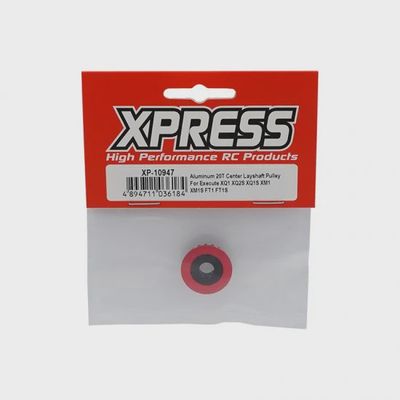 XP-10947, ALUMINUM 20T CENTER LAYSHAFT PULLEY