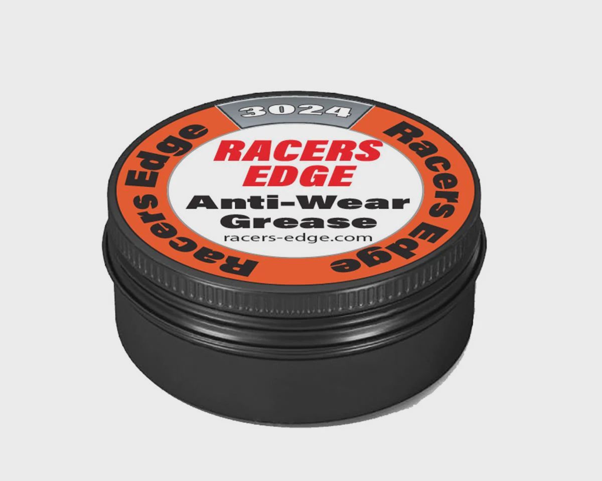 RCE3024, Racers Edge Anti-Wear Grease 8ml in Black Aluminum Tin w/Screw On Lid