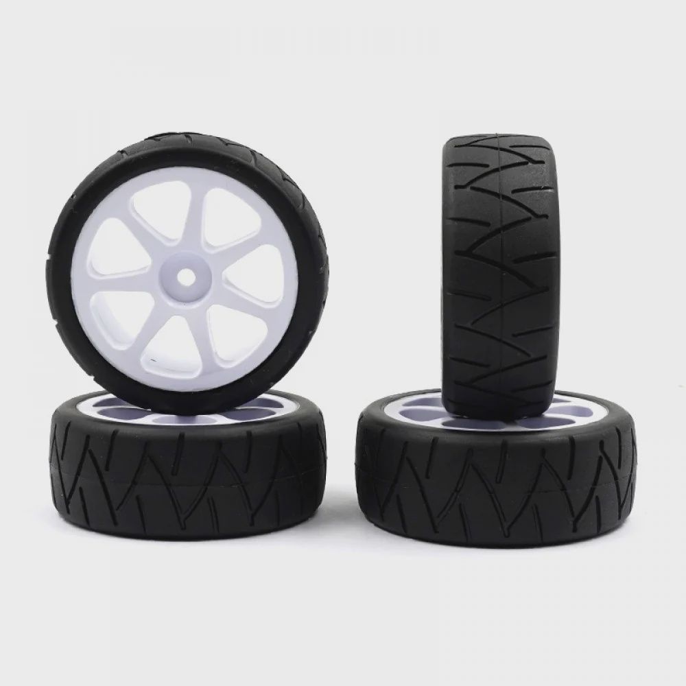 XP-40253, XPRESS USGT Spec Spoked Radial Pre-Glued Wheel Set For 1/10 Touring