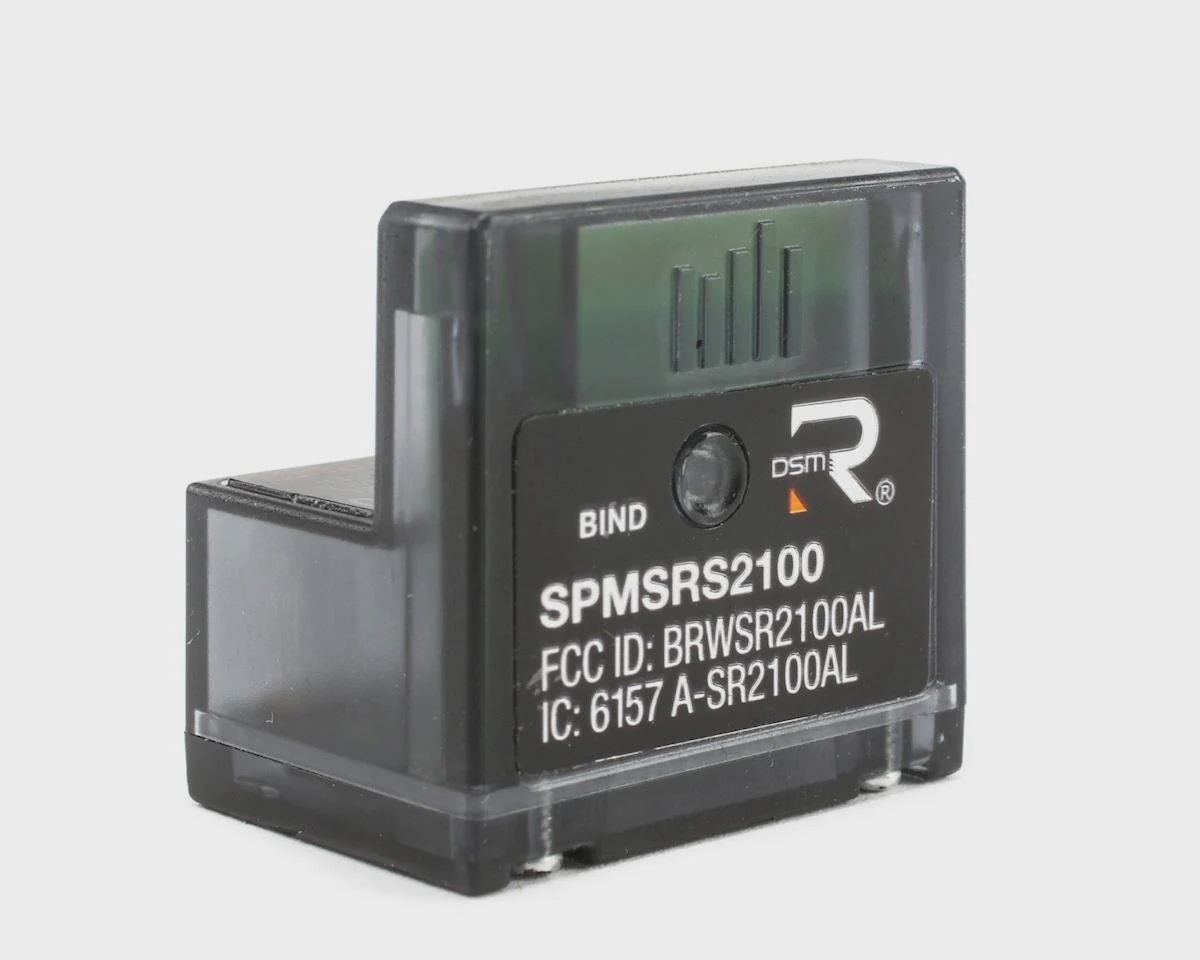 SPMSR2100, Spektrum RC SR2100 Micro 3-Channel DSMR Race Surface Receiver w/Internal Antenna