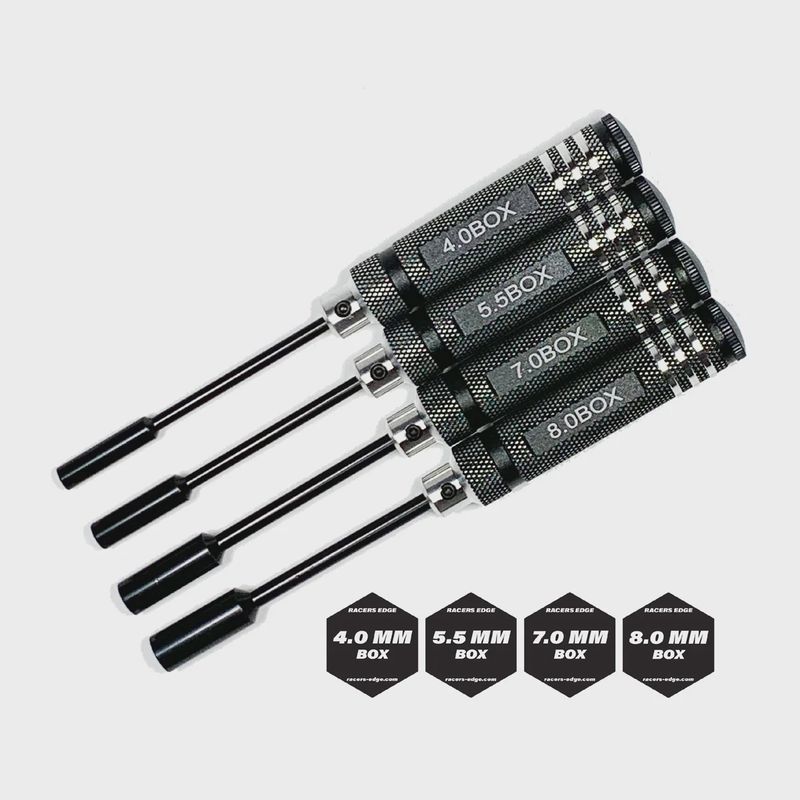 RCE7220, 7220 - Metric Nut Driver Set w/ Black Handles (4pc)