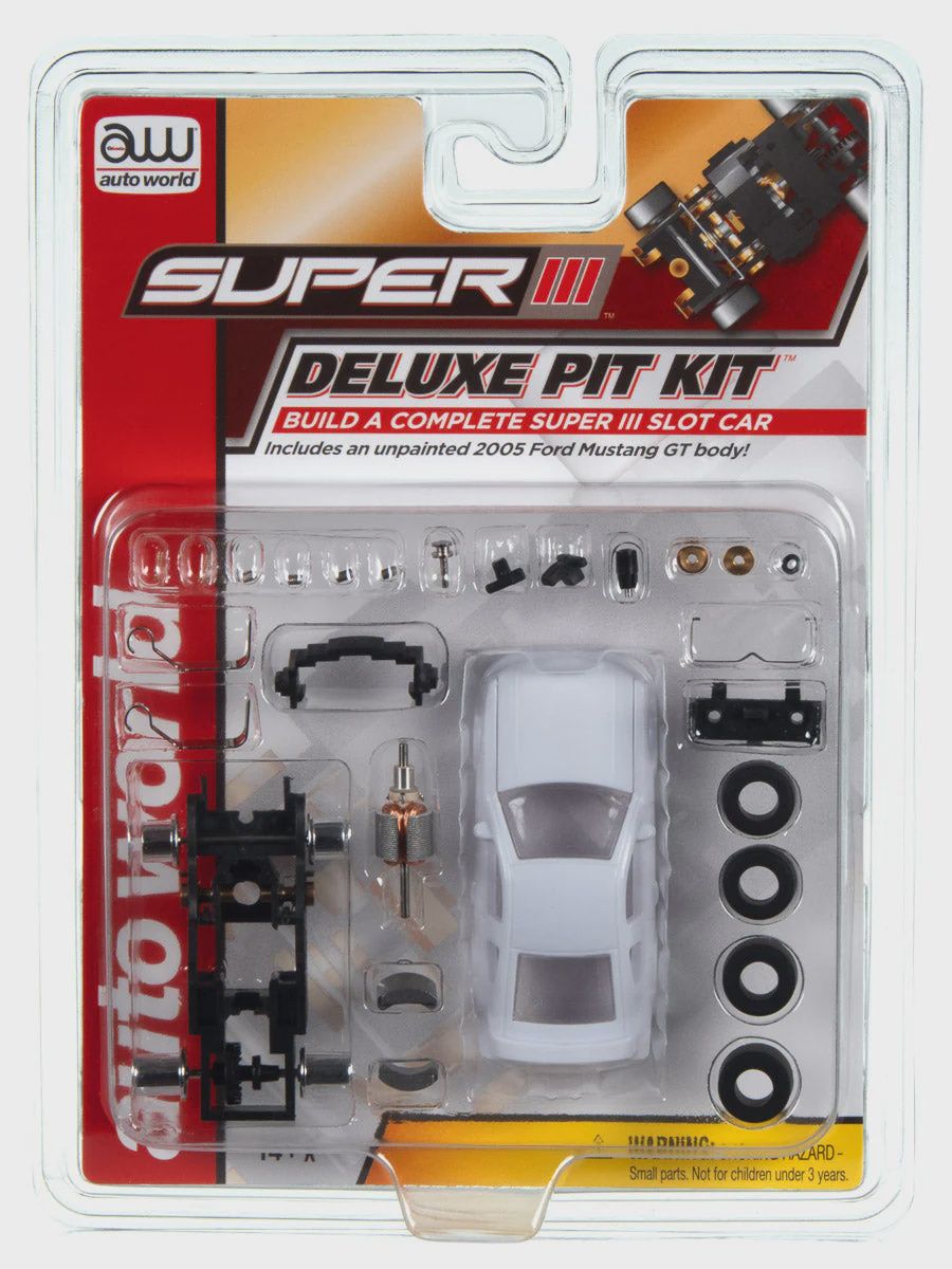 AWDTRX122, Auto World Super III Deluxe Pit Kit (w/2005 Mustang GT)