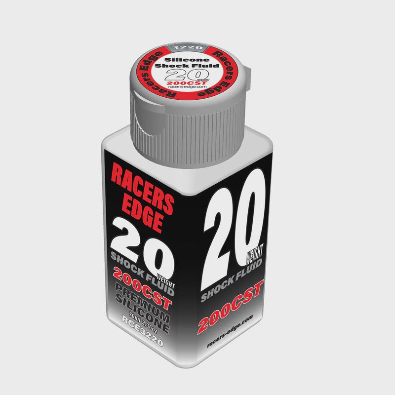 RCE3220, Racers Edge 20 Weight 200cst 70ml 2.36oz Pure Silicone Shock Oil