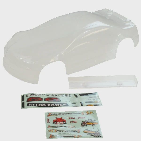 02104C, Clear body shell for Lightning.
